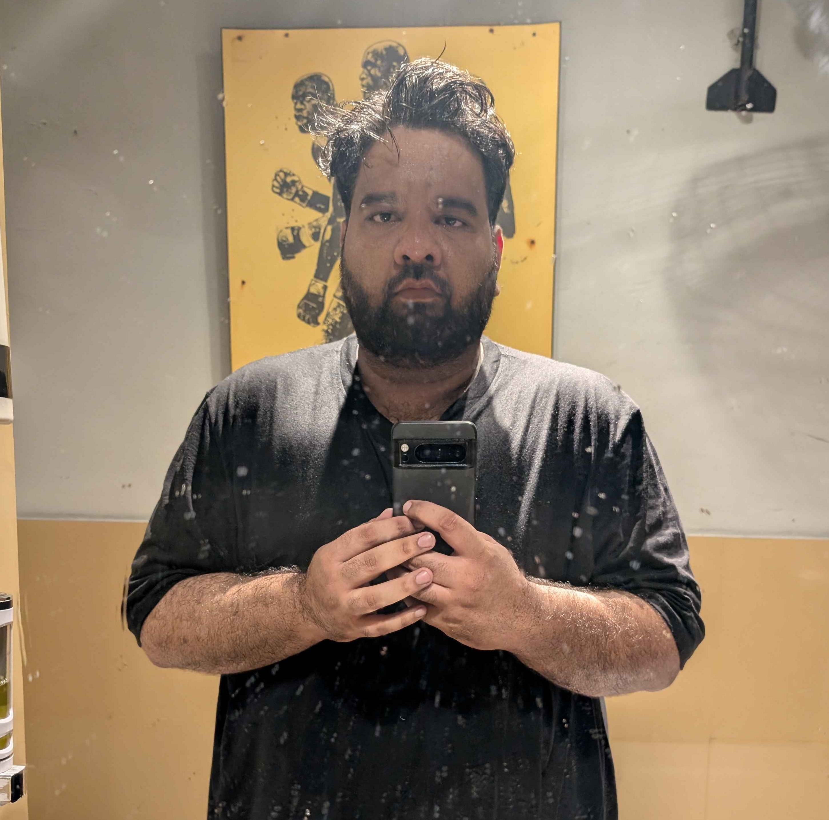 Progress photo after 1 year of consistent training.